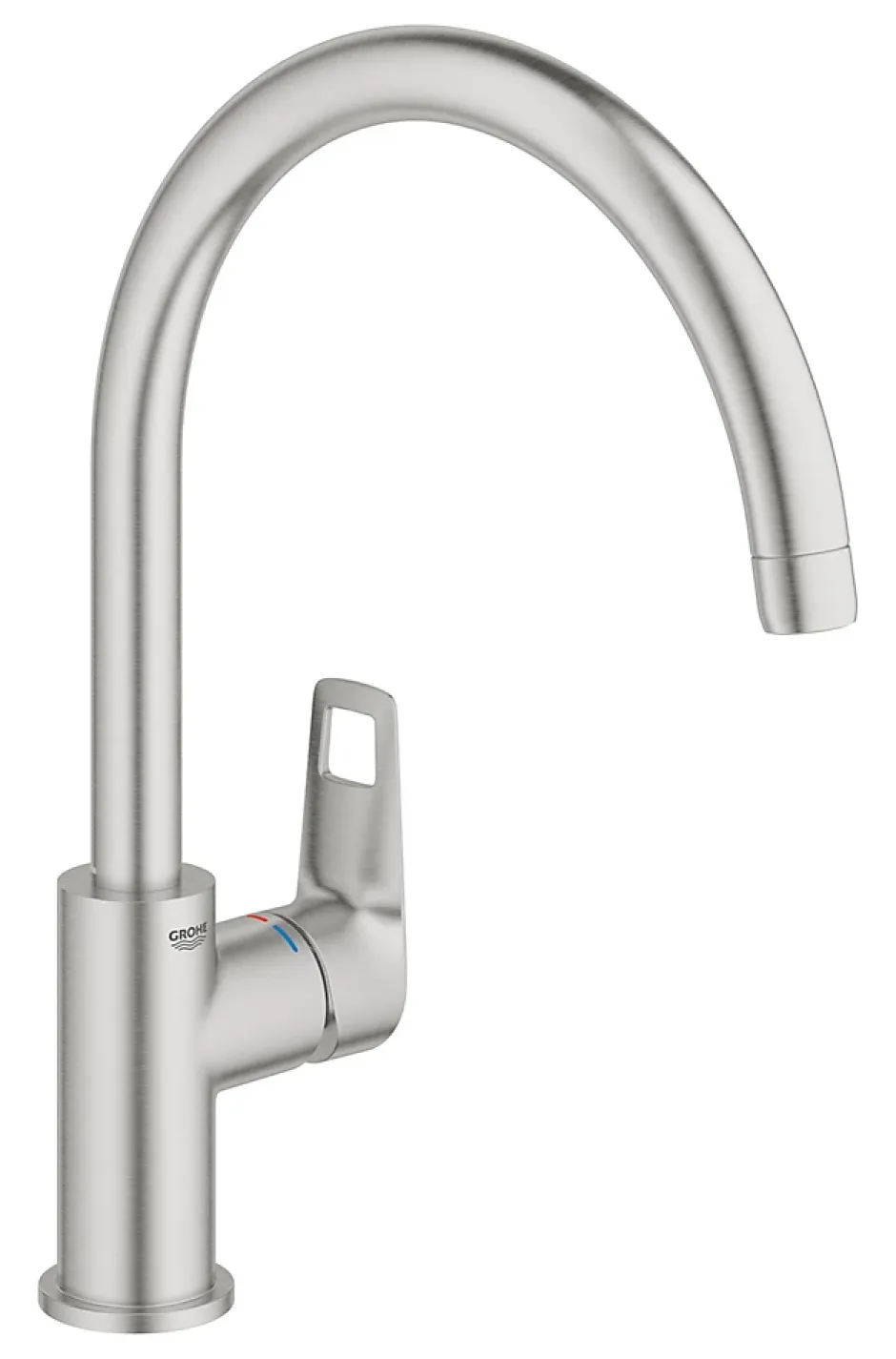 Grohe Mitigeur de cuisine Quickfix Cumbria inox brossé