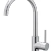 Cooke & Lewis Mitigeur de cuisine haut en laiton chromé H.33,5 cm, Katiki