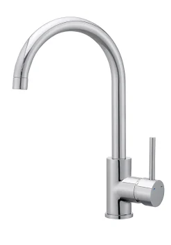 Cooke & Lewis Mitigeur de cuisine haut en laiton chromé H.33,5 cm, Katiki
