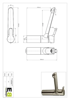 Essebagno Mitigeur de cuisine inox Sool* Evier Et Robinet De Buanderie
