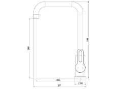 Essebagno Mitigeur de cuisine inox Baltic* Evier Et Robinet De Buanderie