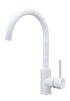 Cooke & Lewis Mitigeur de cuisine Katiki en laiton couleur blanc H.33,5 cm* Evier Et Robinet De Buanderie