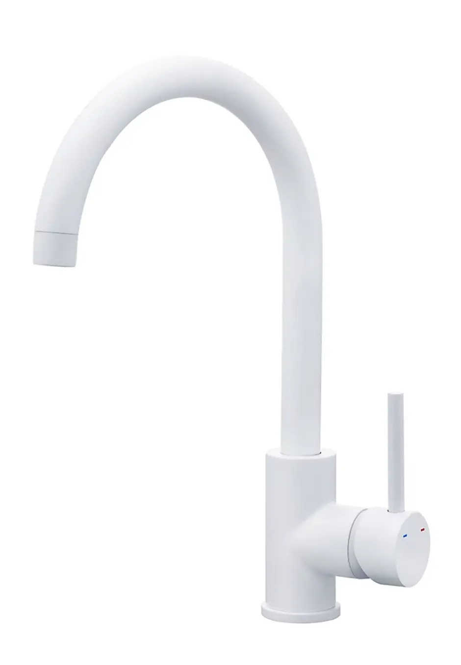 Cooke & Lewis Mitigeur de cuisine Katiki en laiton couleur blanc H.33,5 cm* Evier Et Robinet De Buanderie