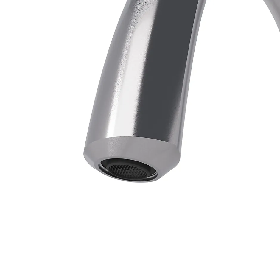 GoodHome Mitigeur de cuisine laiton brossé Edulis