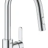 Grohe Mitigeur de cuisine medium chromé avec douchette* Evier Et Robinet De Buanderie