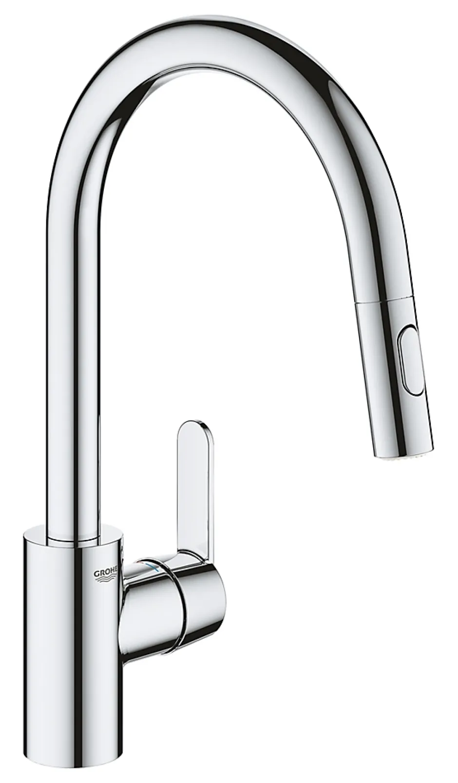 Grohe Mitigeur de cuisine medium chromé avec douchette* Evier Et Robinet De Buanderie