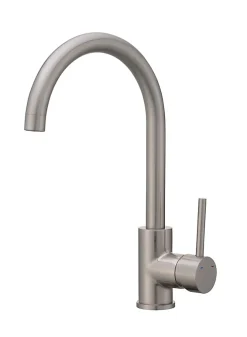 Cooke & Lewis Mitigeur de cuisine nickel brossé, GoodHome Katiki* Evier Et Robinet De Buanderie