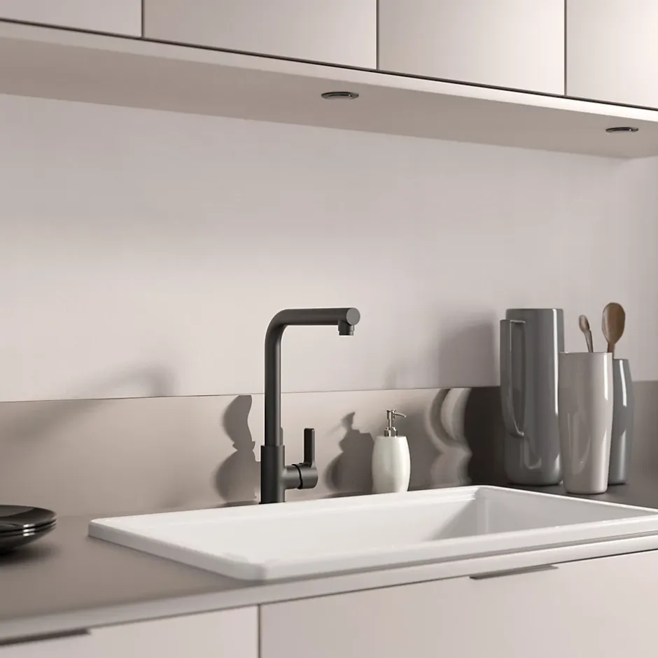 Kramer Mitigeur de cuisine noir mat Groupe Nook