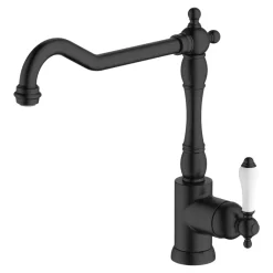 Cooke & Lewis Mitigeur de cuisine noir Belmore