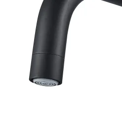 GoodHome Mitigeur de cuisine rabattable noir mat Deltana