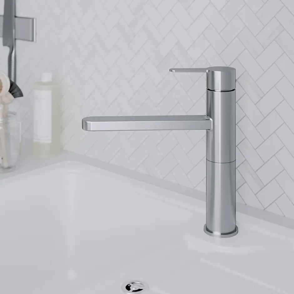 GoodHome Mitigeur de cuisine titanium Phoran