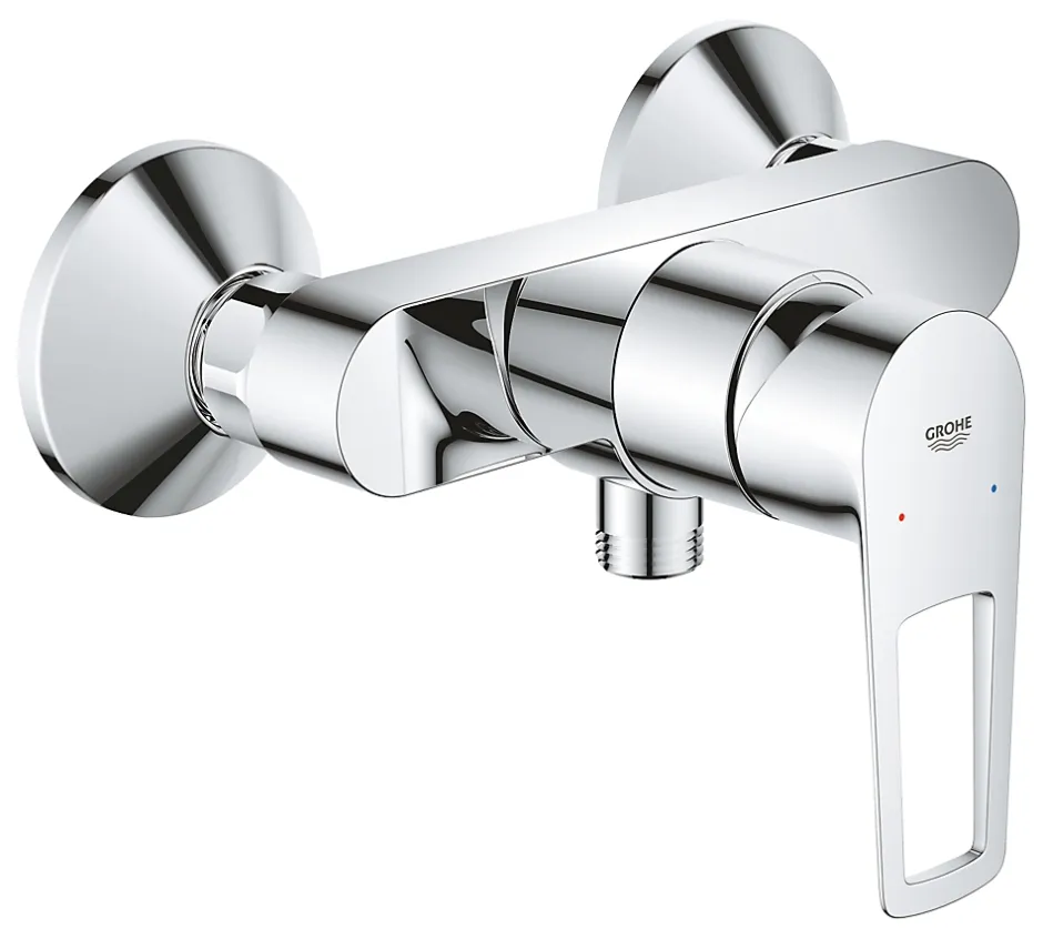 Grohe Mitigeur de douche 2 trous StartLoop en métal coloris chromé entraxe 150 mm* Robinet De Douche
