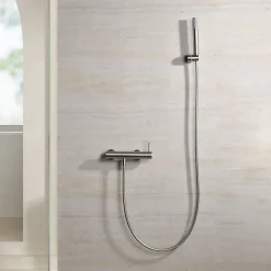 Imex Mitigeur de Douche Anti-Calcaire en Niquel Brossé MONZA BDM039-5NQ* Colonne De Douche Mécanique