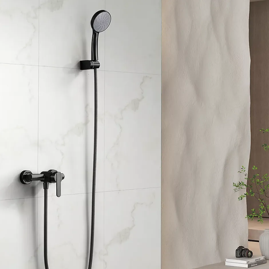 Imex Mitigeur de Douche anti-calcaire Noir Mat ROMA BDR001-5NG