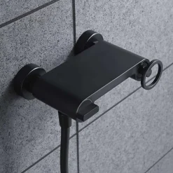 Imex Products Mitigeur de Douche anti-calcaire Noir Mat IMEX OLIMPO BDC033-5NG