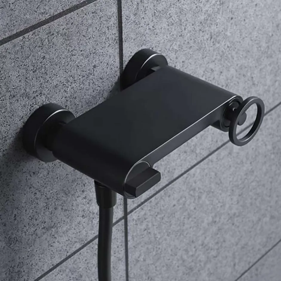Imex Products Mitigeur de Douche anti-calcaire Noir Mat IMEX OLIMPO BDC033-5NG