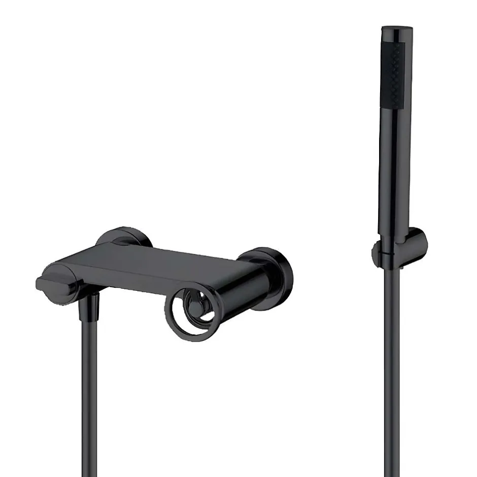 Imex Products Mitigeur de Douche anti-calcaire Noir Mat IMEX OLIMPO BDC033-5NG