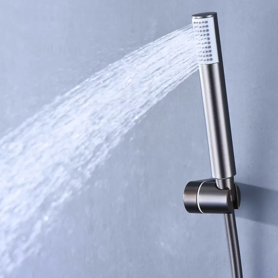 Imex Mitigeur de Douche anti-calcaire Black Gun Métal MONZA BDM039-5BGM* Colonne De Douche Mécanique
