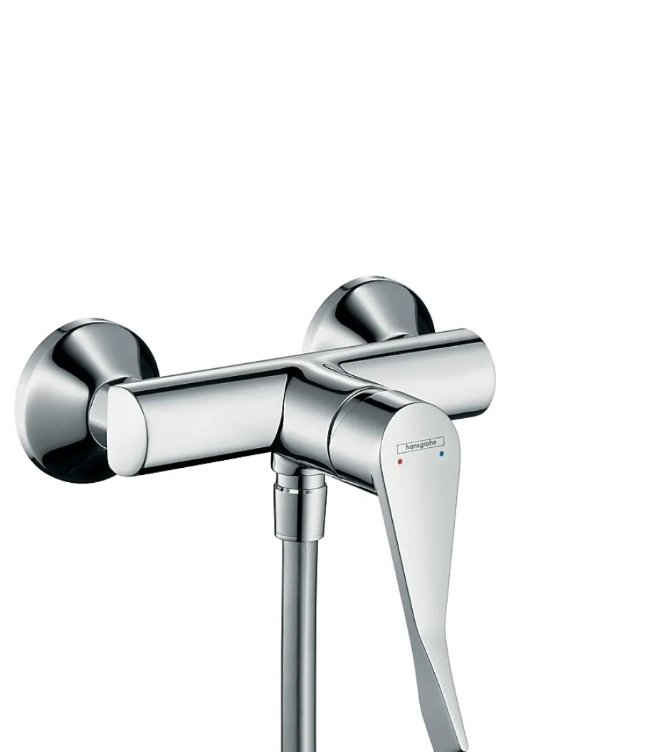Hansgrohe Mitigeur de douche avec poignée extra longue Focus Care, chrome, Focus* Robinet De Douche