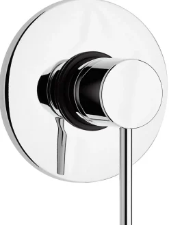 Kiamami Valentina Mitigeur De Douche Encastré Avec Plaque Extérieure Chromée - Salice* Robinet De Douche