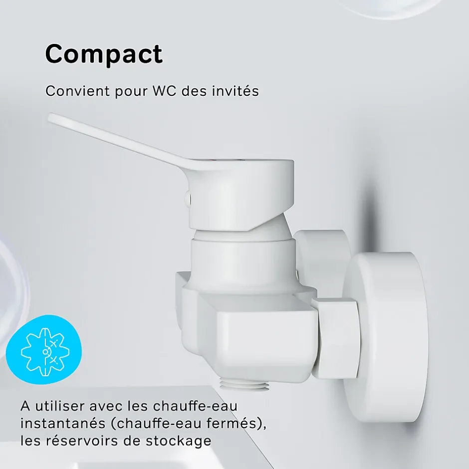 Am.Pm Europe Mitigeur de douche mécanique Robinet Salle de Bain Blanc, FXA20033 X-Joy AM.PM* Robinet De Douche