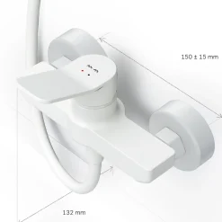 Am.Pm Europe Mitigeur de douche mécanique Robinet Salle de Bain Blanc, FXA20033 X-Joy AM.PM* Robinet De Douche