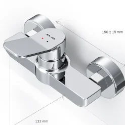 Am.Pm Europe Mitigeur de douche mécanique Robinet Salle de Bain Chromé, FXA20000 X-Joy AM.PM* Robinet De Douche