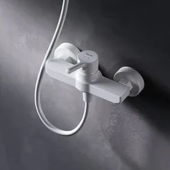 Am.Pm Europe Mitigeur de douche mécanique Robinet Salle de Bain Blanc, FXB20033 X-Joy S AM.PM* Robinet De Douche