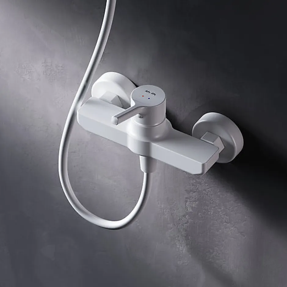 Am.Pm Europe Mitigeur de douche mécanique Robinet Salle de Bain Blanc, FXB20033 X-Joy S AM.PM* Robinet De Douche