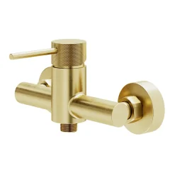 GoodHome Mitigeur de douche mécanique, doré, Owens