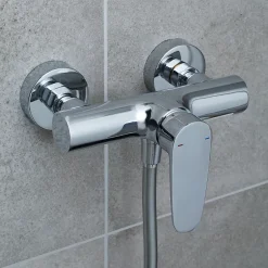 GoodHome Mitigeur de douche mécanique chromé Cavally* Robinet De Douche