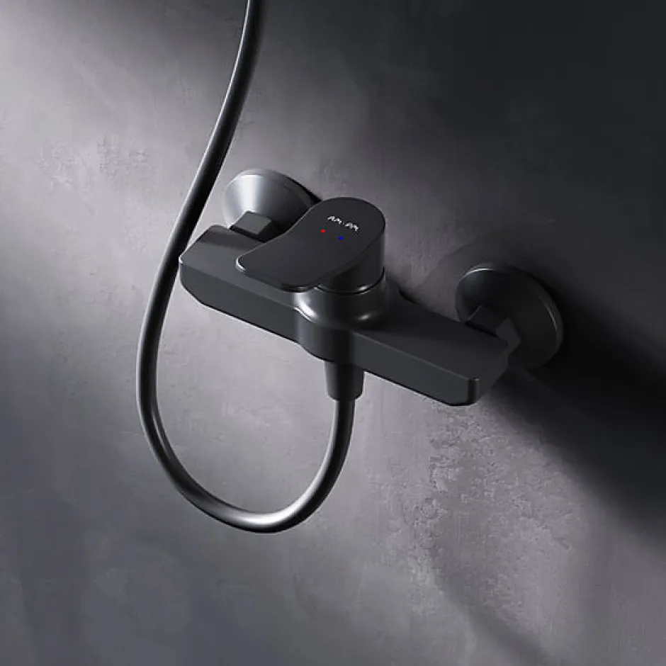 Am.Pm Europe Mitigeur de douche mécanique Robinet Salle de Bain Noir Mat, FXA20022 X-Joy AM.PM* Robinet De Douche