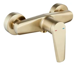 Edouard Rousseau Mitigeur de douche mécanique laiton brossé Gloss