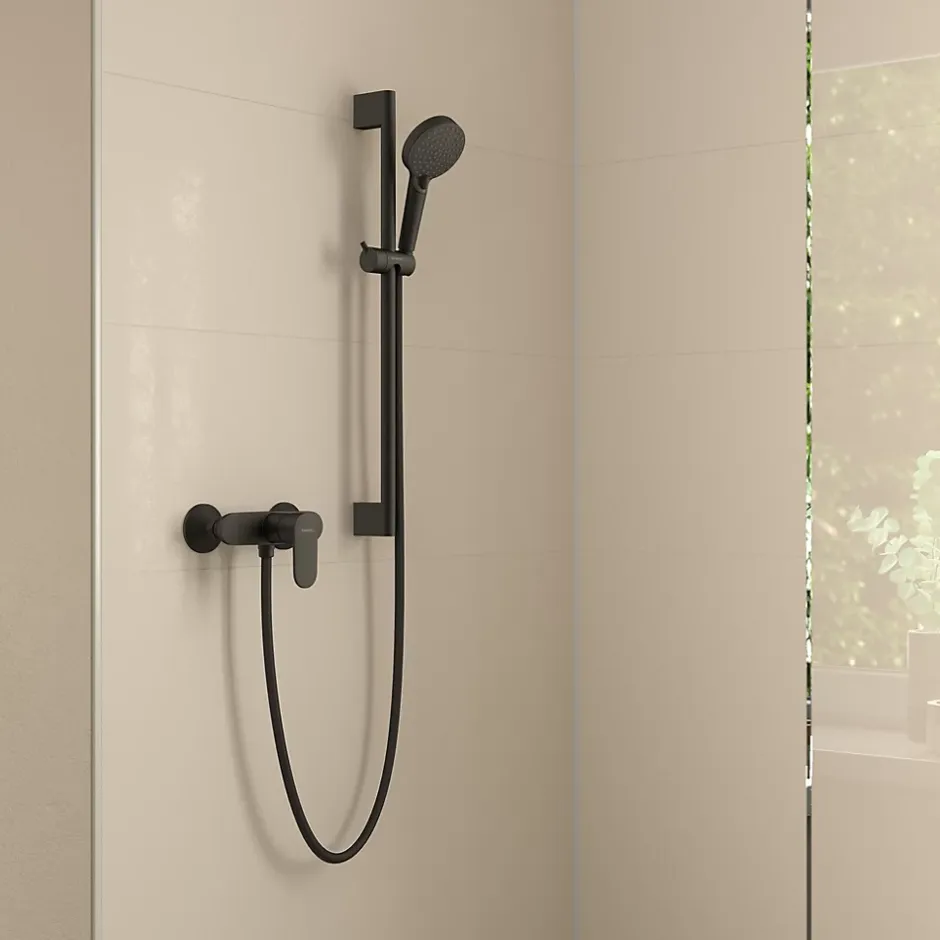 Hansgrohe Mitigeur de douche mécanique noir mat Vernis Blend
