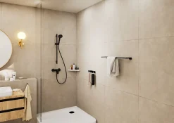 Hansgrohe Mitigeur de douche mécanique noir mat Vernis Blend