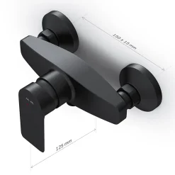 Am.Pm Europe Mitigeur de douche mécanique Robinet de douche Noir, Flash FNA20022 AM.PM
