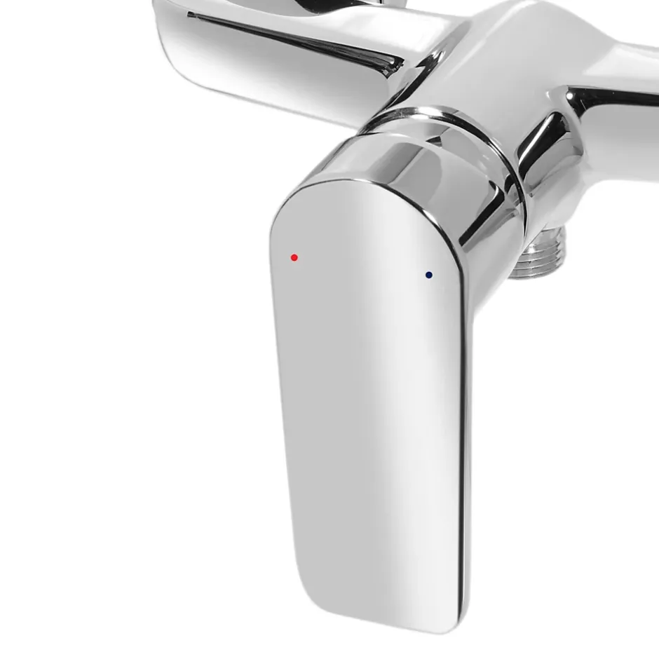 GoodHome Mitigeur de douche mécanique, chrome, NF, Aisai