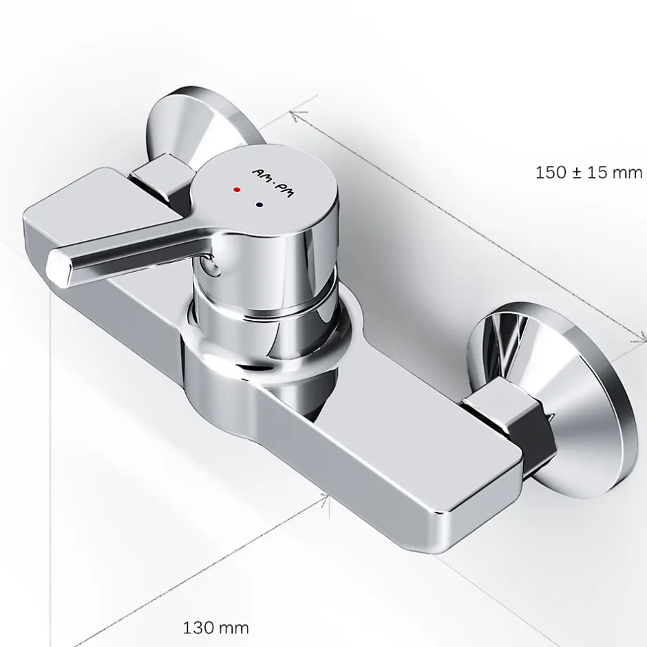 Am.Pm Europe Mitigeur de douche mécanique Robinet Salle de Bain Chromé, FXB20000 X-Joy S AM.PM* Robinet De Douche