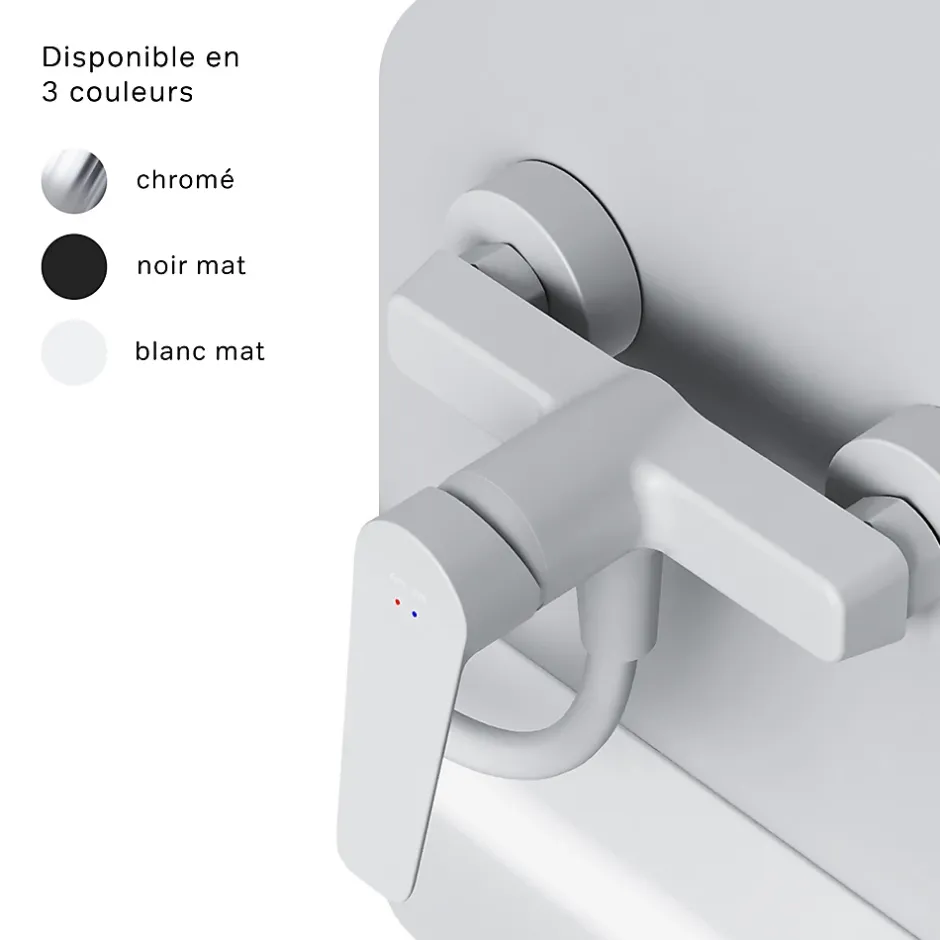 Am.Pm Europe Mitigeur de douche mécanique Robinet Salle de Bain Blanc, FTA20033 Hit AM.PM* Robinet De Douche