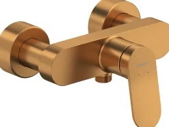 Duravit Mitigeur de douche monocommande Bronze brossé - apparent - 1 sortie - 21,6x16,5x11,3 - Wave* Robinet De Baignoire
