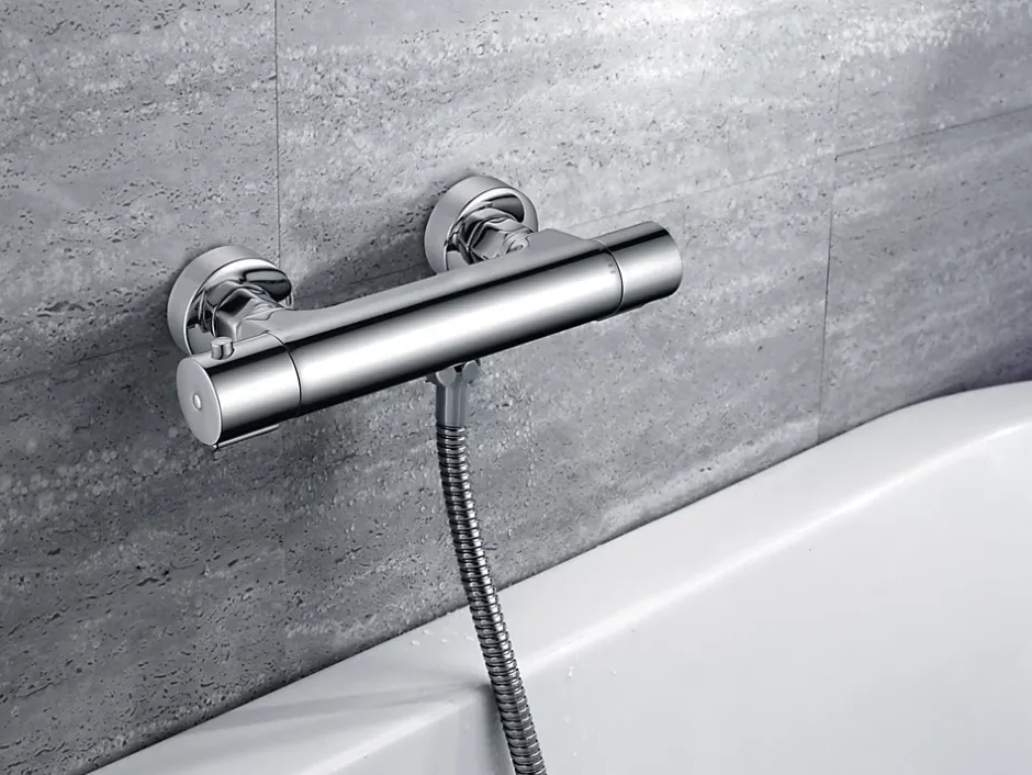 Edouard Rousseau Mitigeur de douche thermostatique chromé Garance* Robinet De Douche