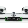 Edouard Rousseau Mitigeur de douche thermostatique chrome avec affichage LED Ekogest* Robinet De Douche