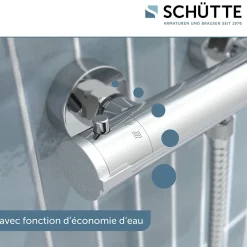 Schütte Mitigeur de douche thermostatique LONDON chromé* Robinet De Baignoire