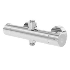 GoodHome Mitigeur de douche thermostatique, chrome, Rannell
