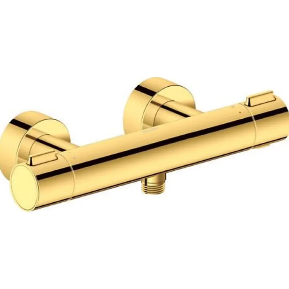 Duravit Mitigeur de douche thermostatique 1000 doré poli