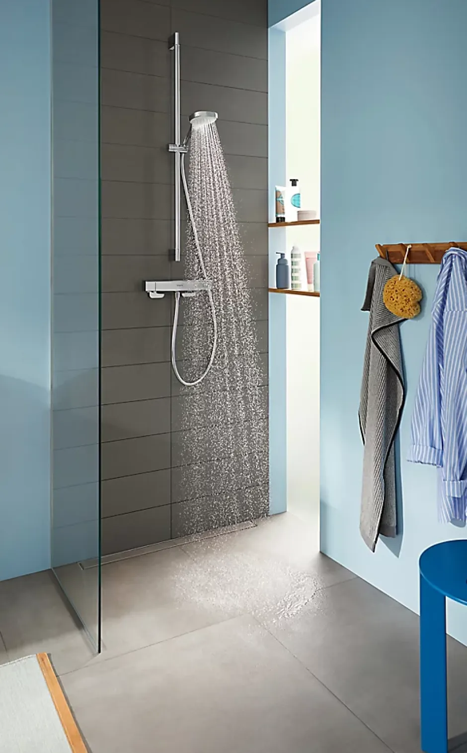 Hansgrohe Mitigeur de douche thermostatique Ecostat E