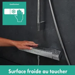 Hansgrohe Mitigeur de douche thermostatique Ecostat E