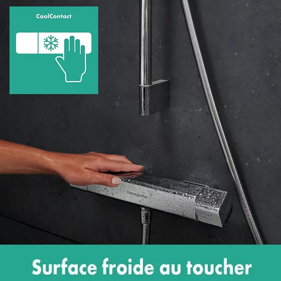 Hansgrohe Mitigeur de douche thermostatique Ecostat E