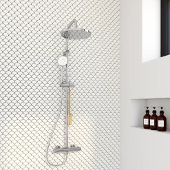 Edouard Rousseau Mitigeur de douche thermostatique chromé Breva* Robinet De Douche