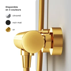 Am.Pm Europe Mitigeur de douche thermostatique Robinet salle de bain, Doré FXA40099 X-Joy AM.PM